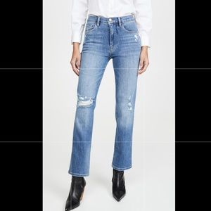 Frame Le Sylvia Slender Straight Jeans